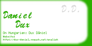 daniel dux business card